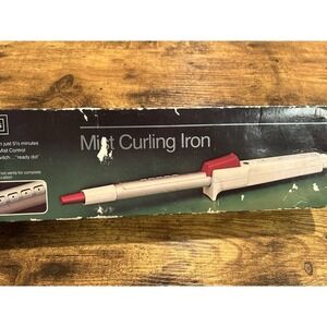Sears Misting CURLING IRON in original box‎ Hair Styling Light Weight End Tip